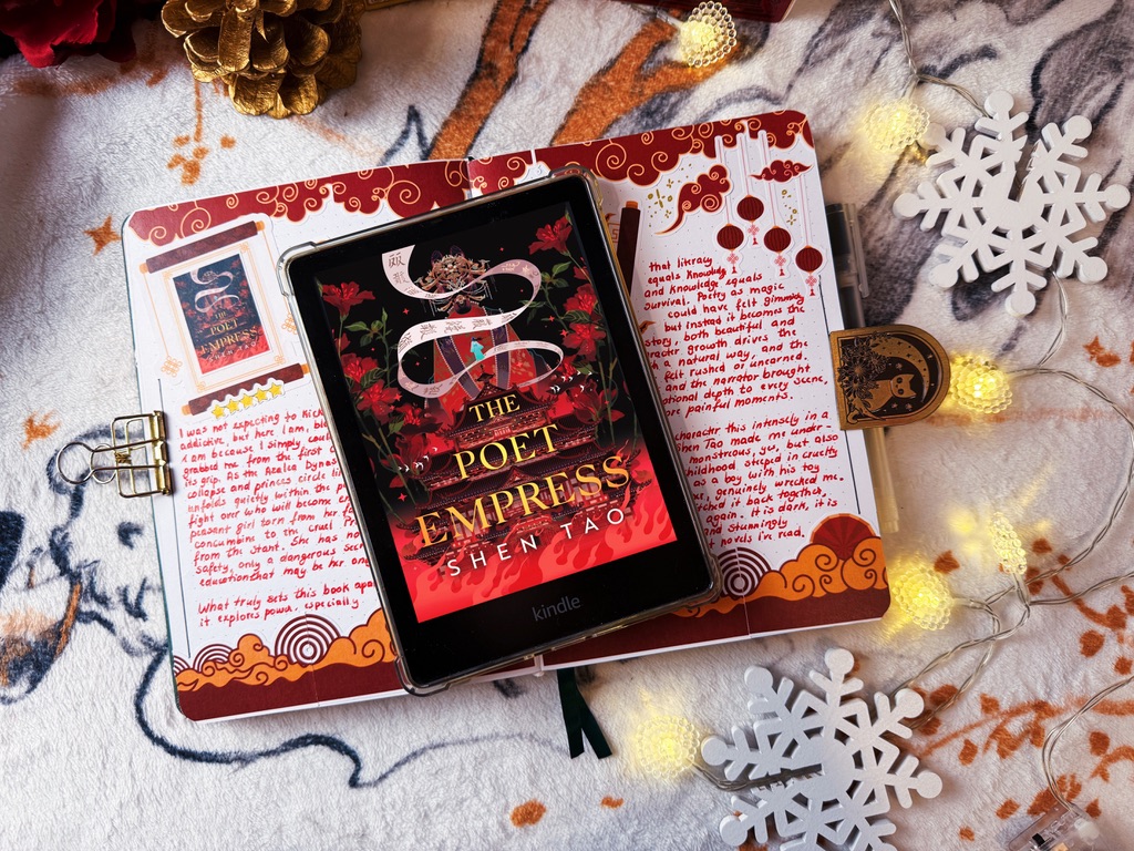 The Poet Empress Reading Journal Spread