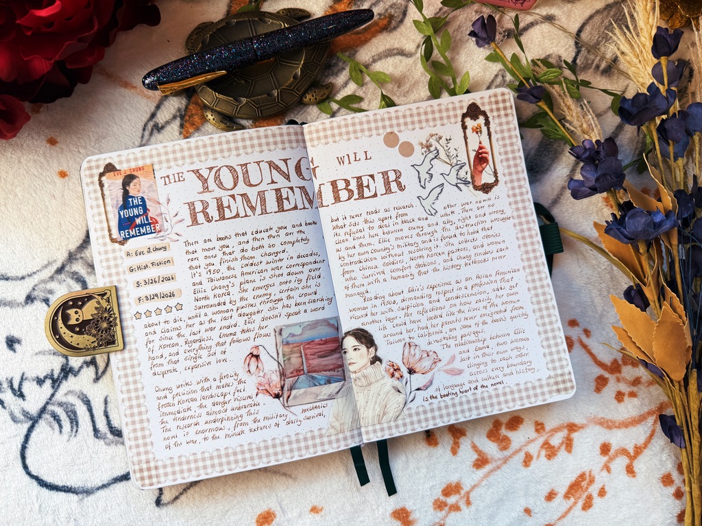 The Young Will Remember Reading Journal Spread