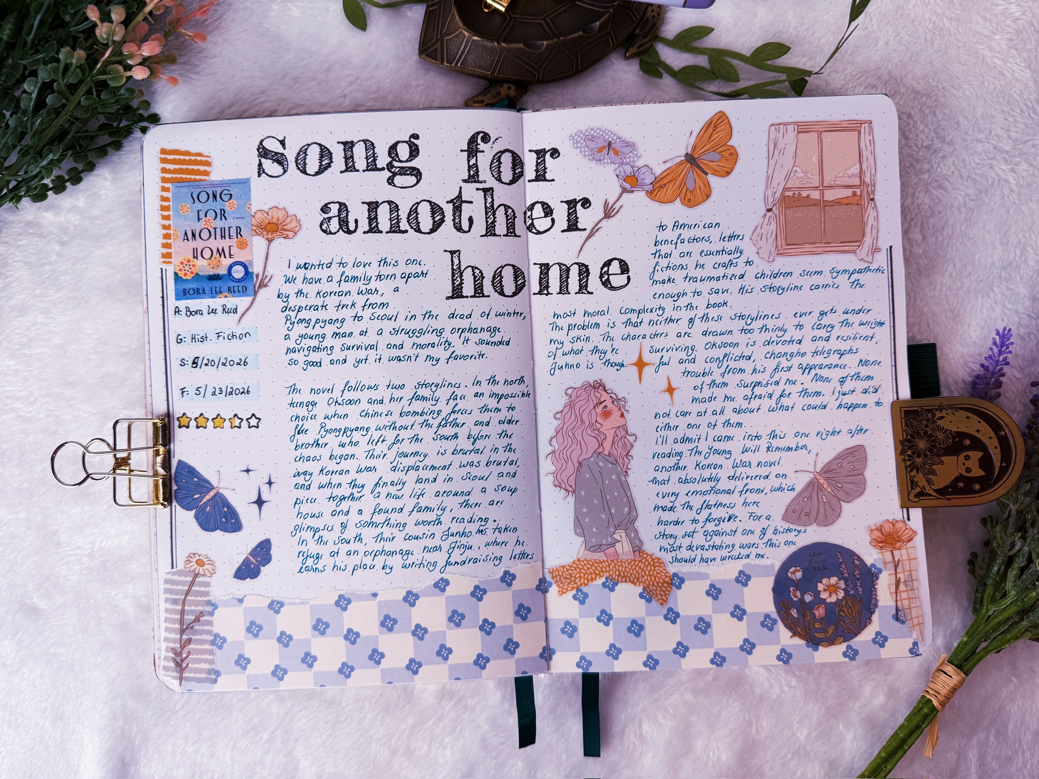 Song for Another Home Reading Journal
