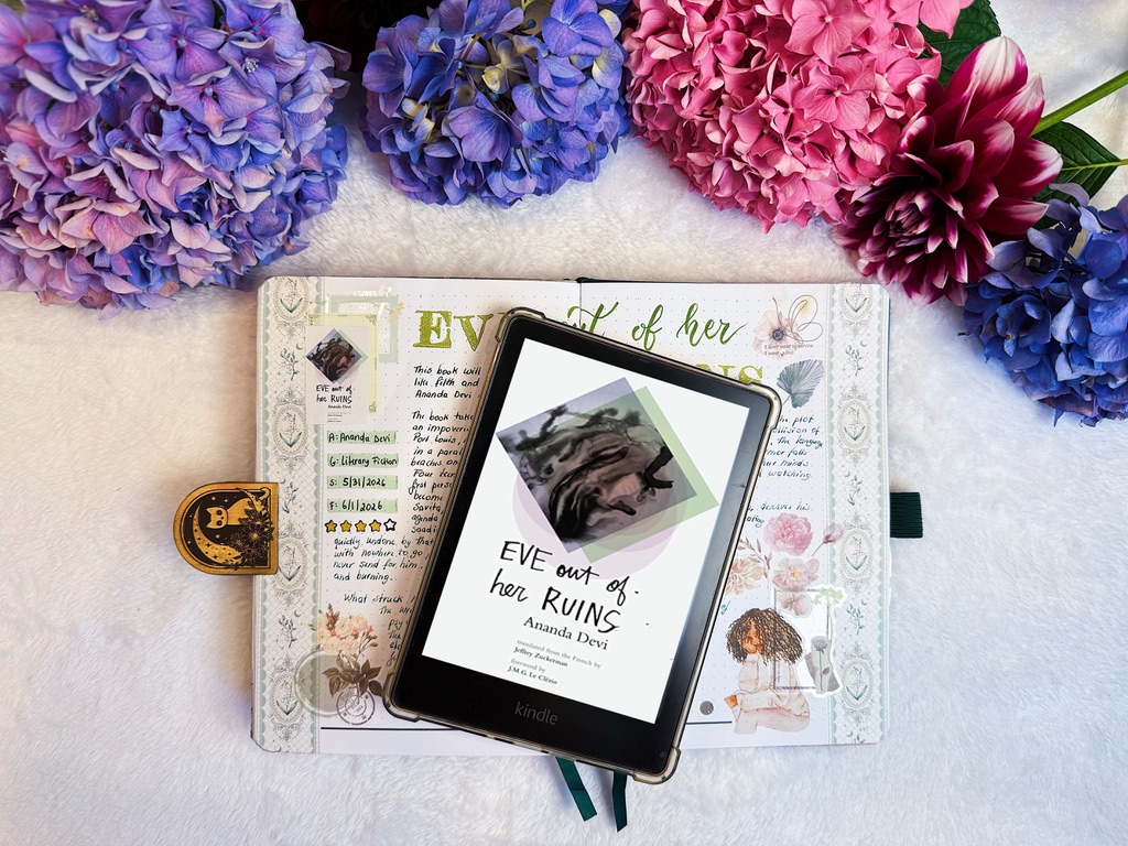 Eve Out of Her Ruins Reading Journal Spread