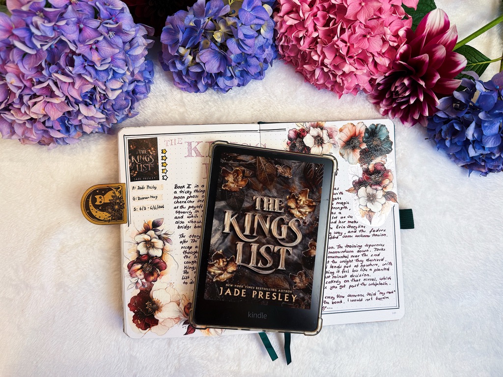 The King's List Reading Journal Spread
