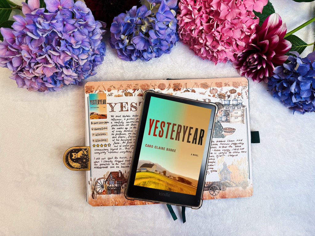 Yesteryear Reading Journal Spread