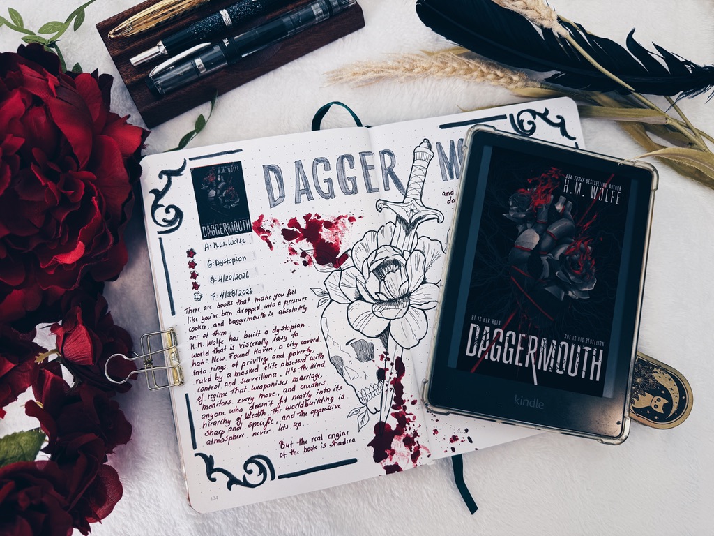 Daggermouth Reading Journal Spread