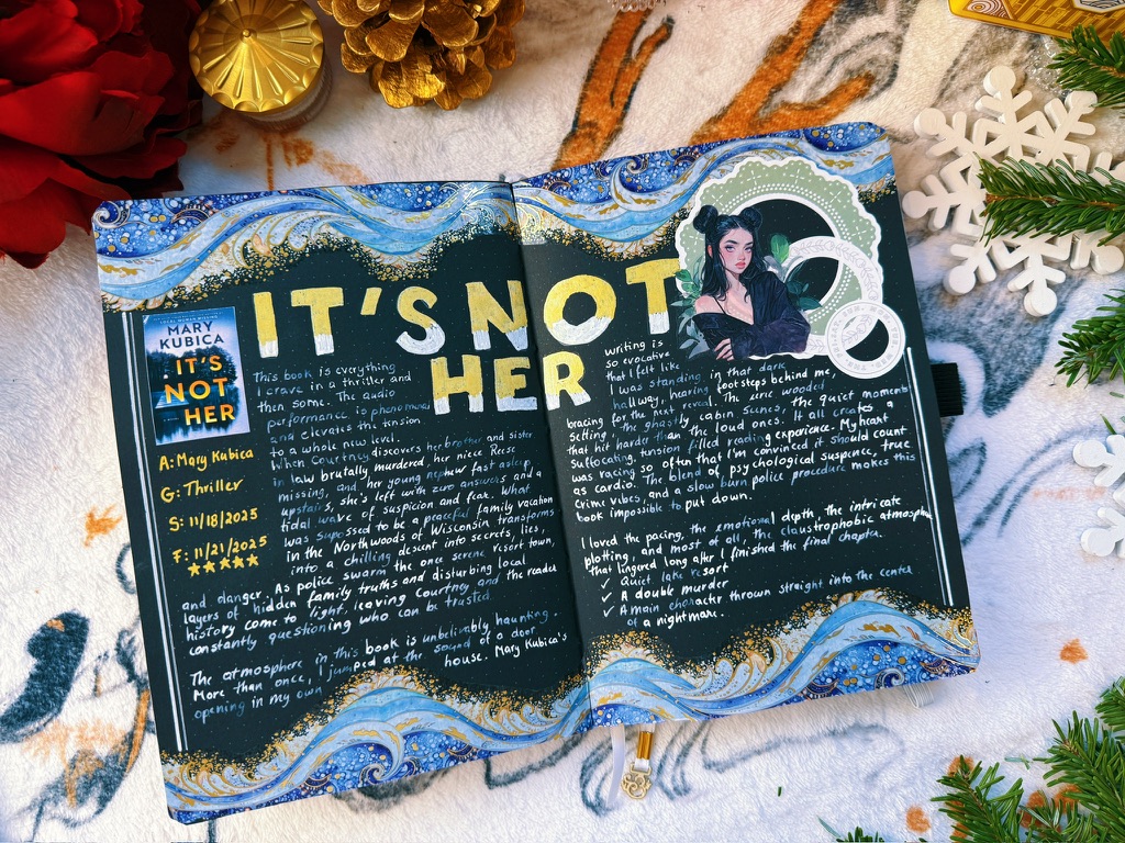 It's not her Reading Journal Spread